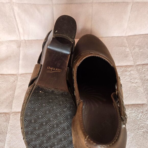 Dansko Heels Brown Size 40 - Picture 5 of 6
